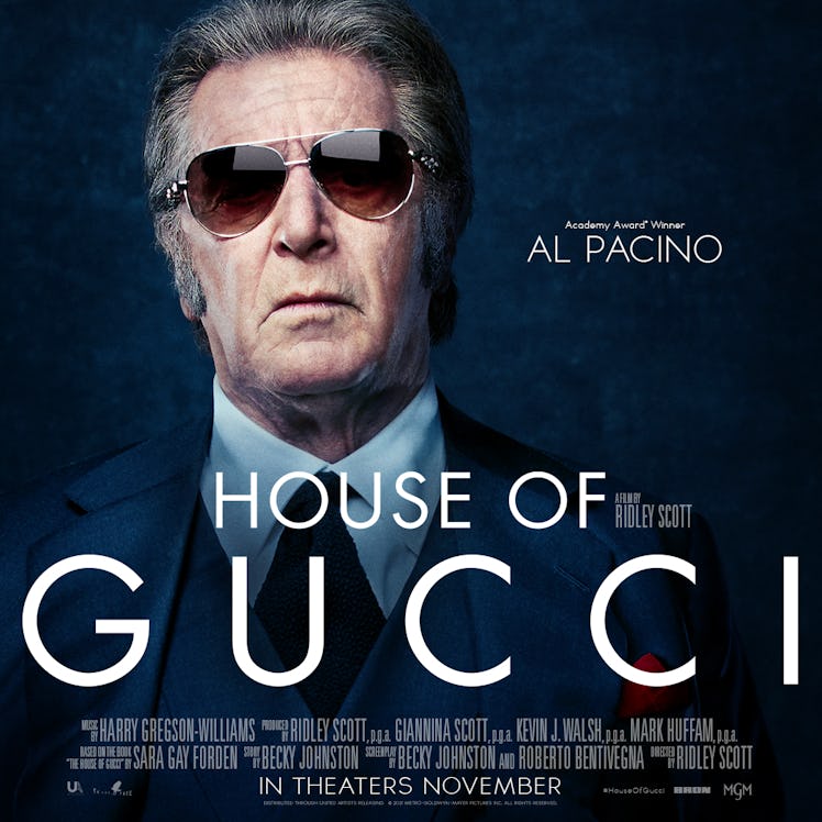 This is Al Pacino as a member of the Gucci family