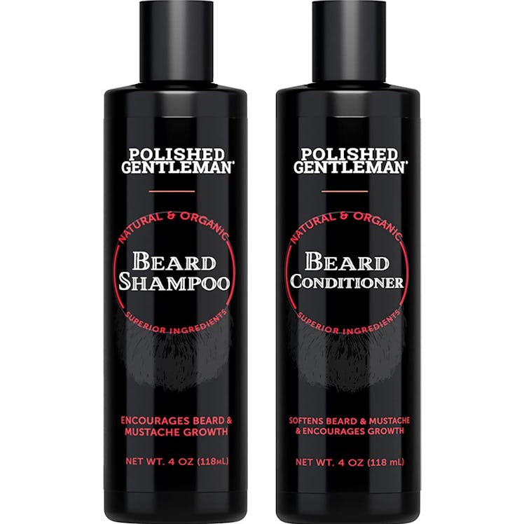 Polished Gentleman Beard Shampoo and Conditioner Set, 4 fl. oz. each 
