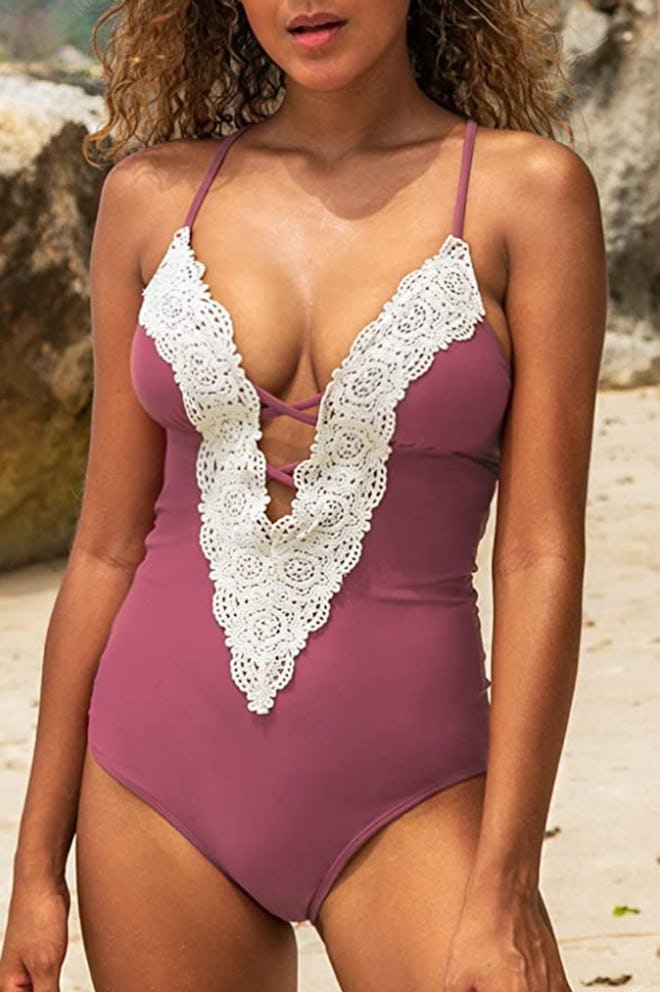 CUPSHE Plunge One-Piece Swimsuit