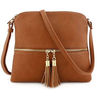 DELUXITY Crossbody Bag with Tassel