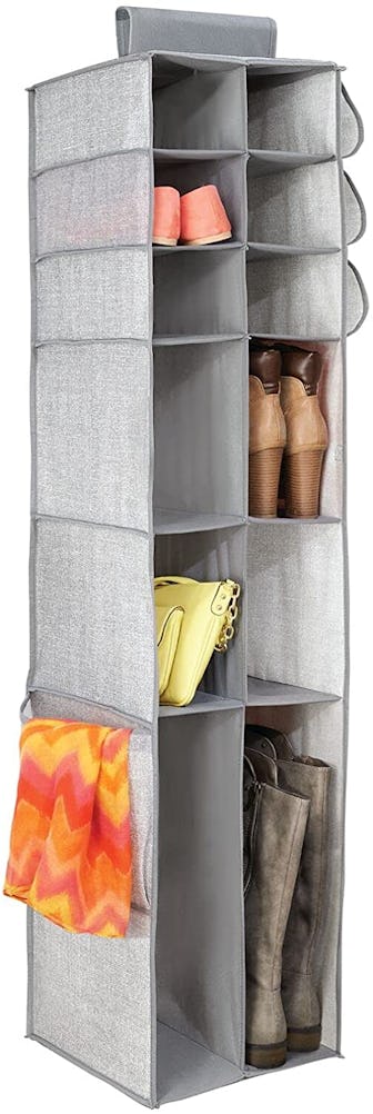 mDesign Hanging Closet Organizer 
