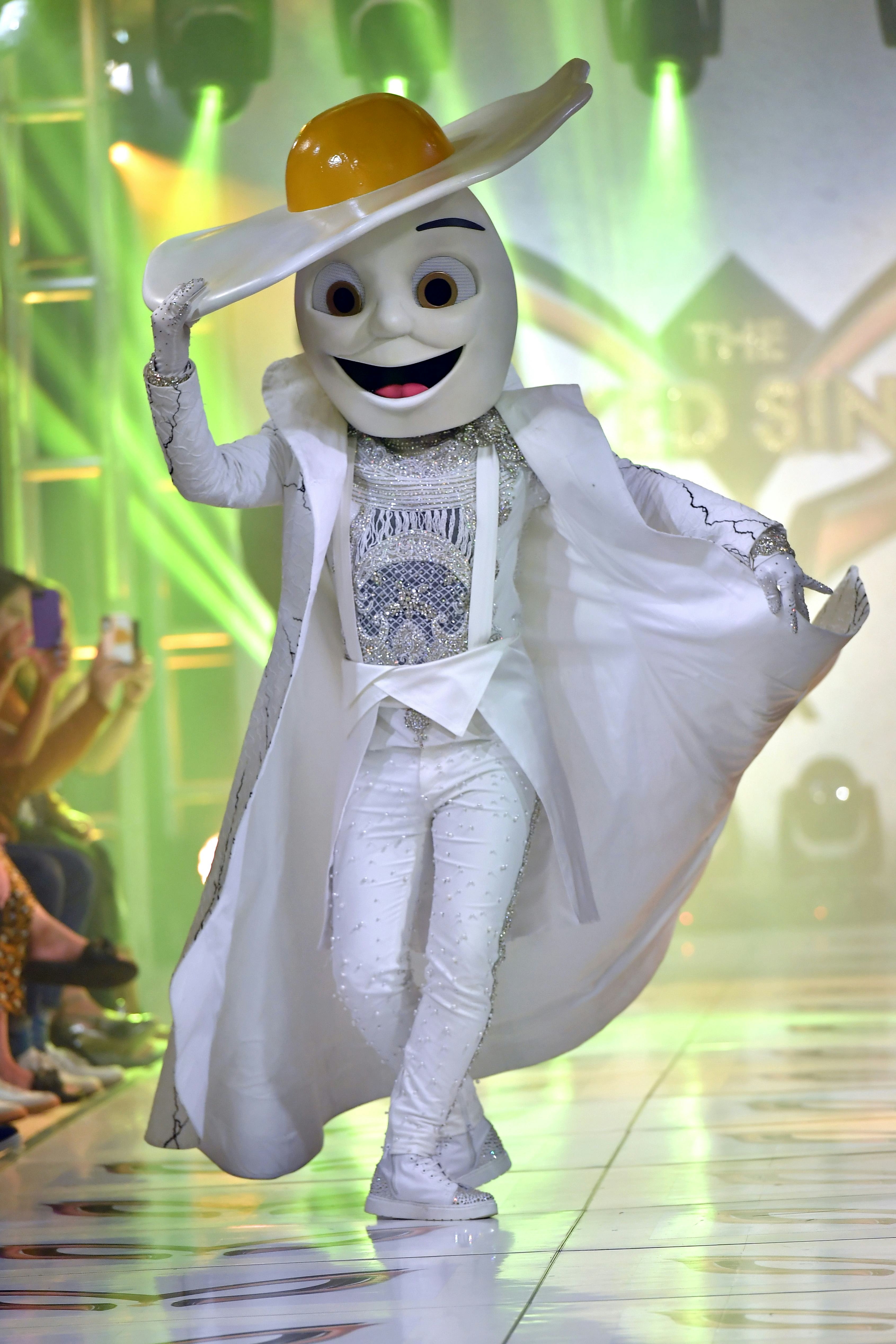 The Egg on the Masked Singer Runway.