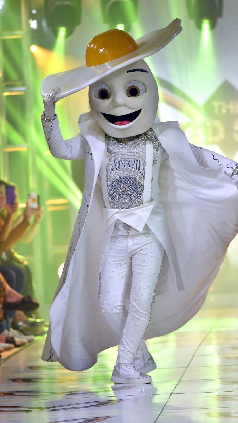 The Egg on the Masked Singer Runway.