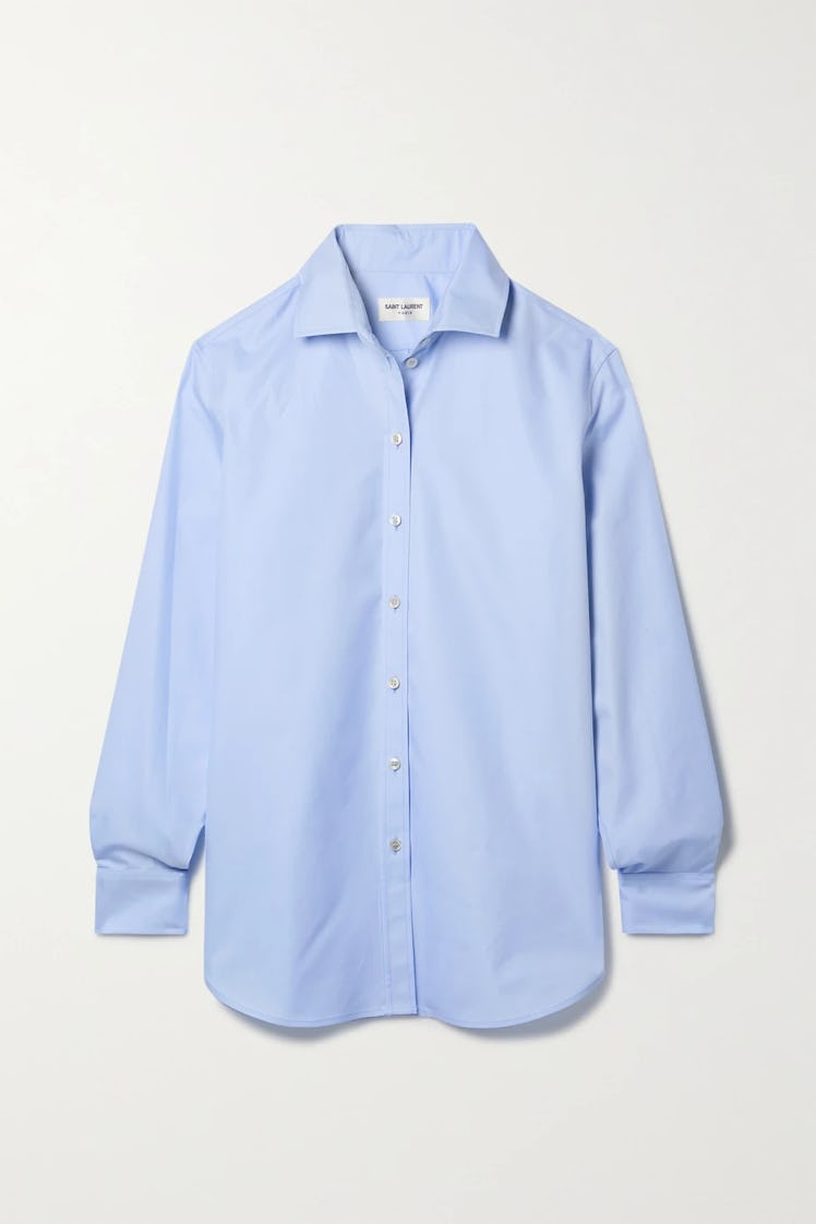 Cotton-twill shirt from Saint Laurent, available on Net-a-Porter.