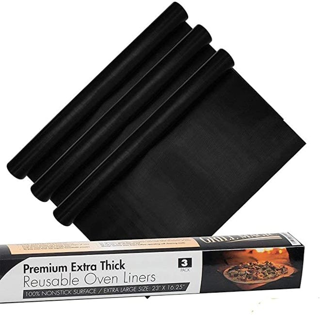 Grill Magic Non-Stick Heavy Duty Oven Liners (3-Pack)