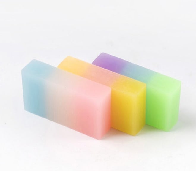 gradient jelly erasers from my kawaii crate on etsy