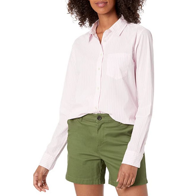 Amazon Essentials Classic-Fit Long Sleeve Button Down