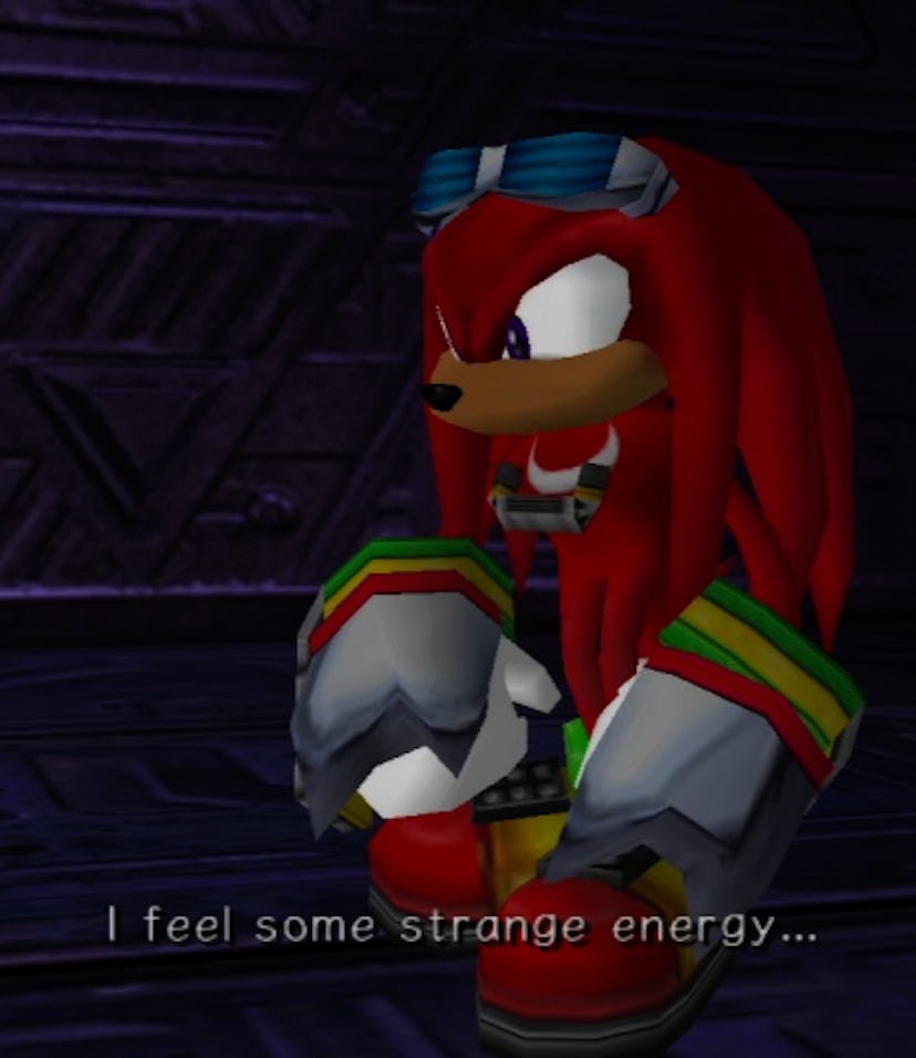Knuckles in Sonic Adventure 2