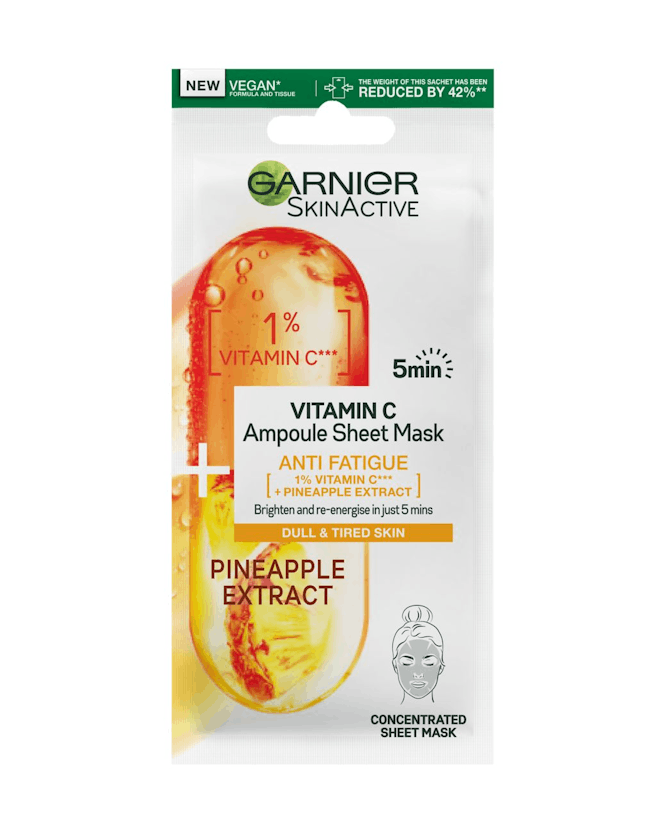 Garnier SkinActive Vitamin C Ampoule Sheet Mask Pineapple
