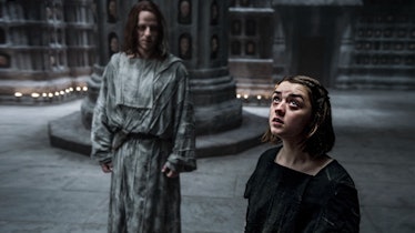 Arya and Jaqen H'ghar in the House of Black and White