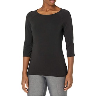 Hanes Stretch Cotton Raglan Sleeve Tee