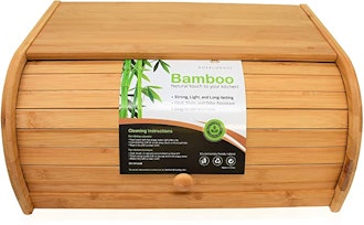 RoyalHouse Bamboo Roll Bread Box 