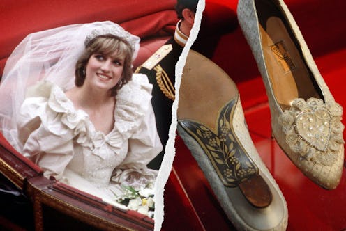 Princess Diana's wedding shoes
