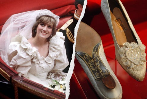 Princess Diana's wedding shoes