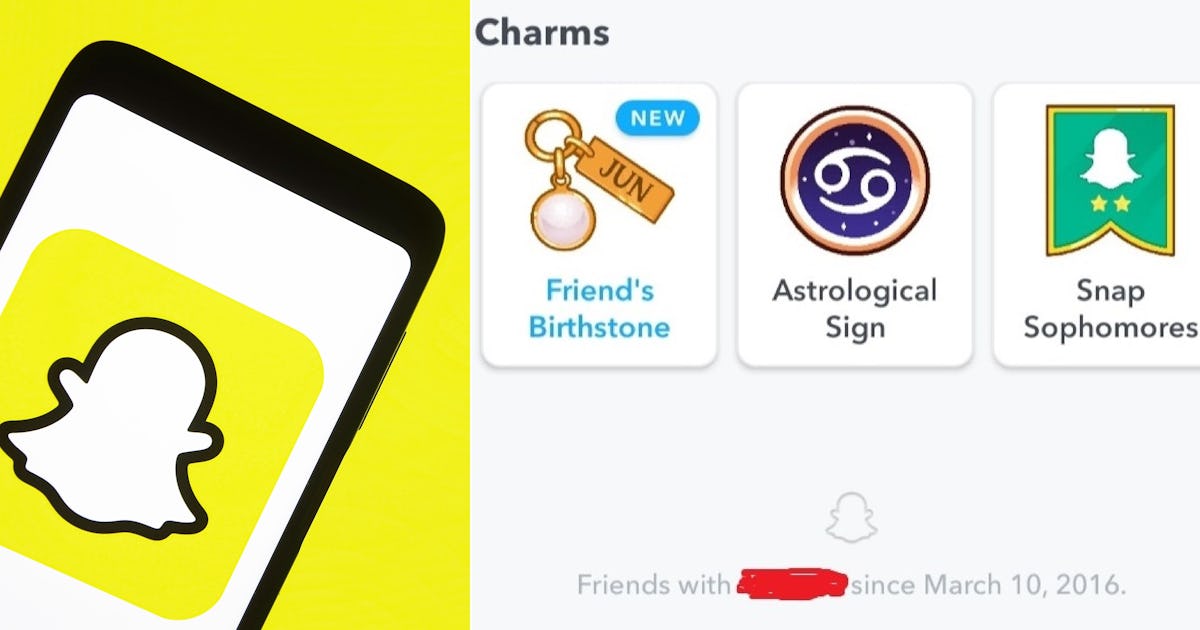 This Snapchat Charms List Covers All The Fun Icons You Can Earn