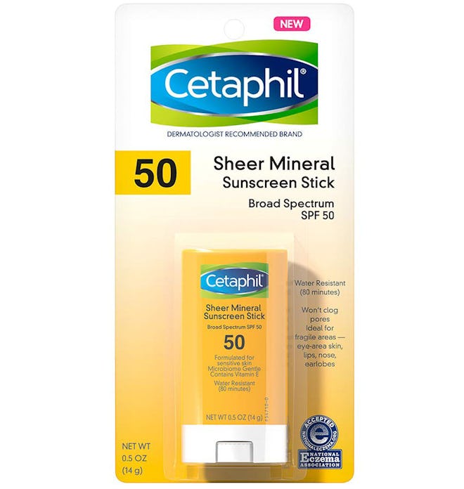 Cetaphil Sheer Mineral Sunscreen Stick for Face & Body Broad Spectrum SPF 50