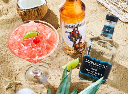Chili's has a tropical marg of the month for July 2021 that combines rum and tequila.