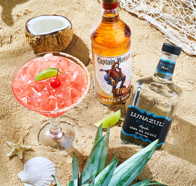 Chili's has a tropical marg of the month for July 2021 that combines rum and tequila.