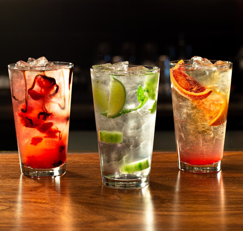 What are Starbucks Reserve's Sparkling Spritzes? Think fruity bubbles.