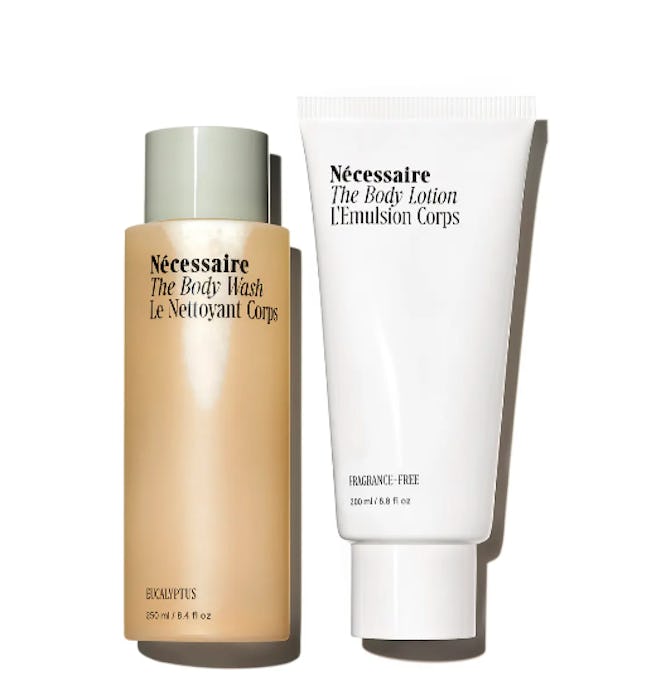 Necessaire Full Size The Body Wash & The Body Lotion Set