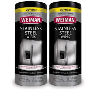 Weiman Stainless Steel Cleaner Wipes (2-Pack)