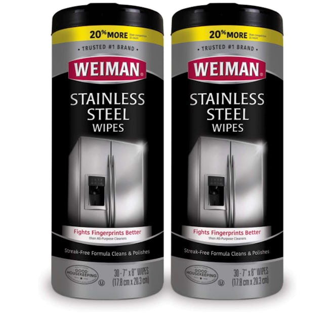 Weiman Stainless Steel Cleaner Wipes (2-Pack)