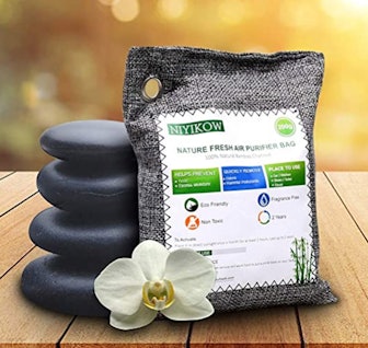 NIYIKOW Nature Fresh Bamboo Charcoal Air-Purifying Bags (4-Pack)