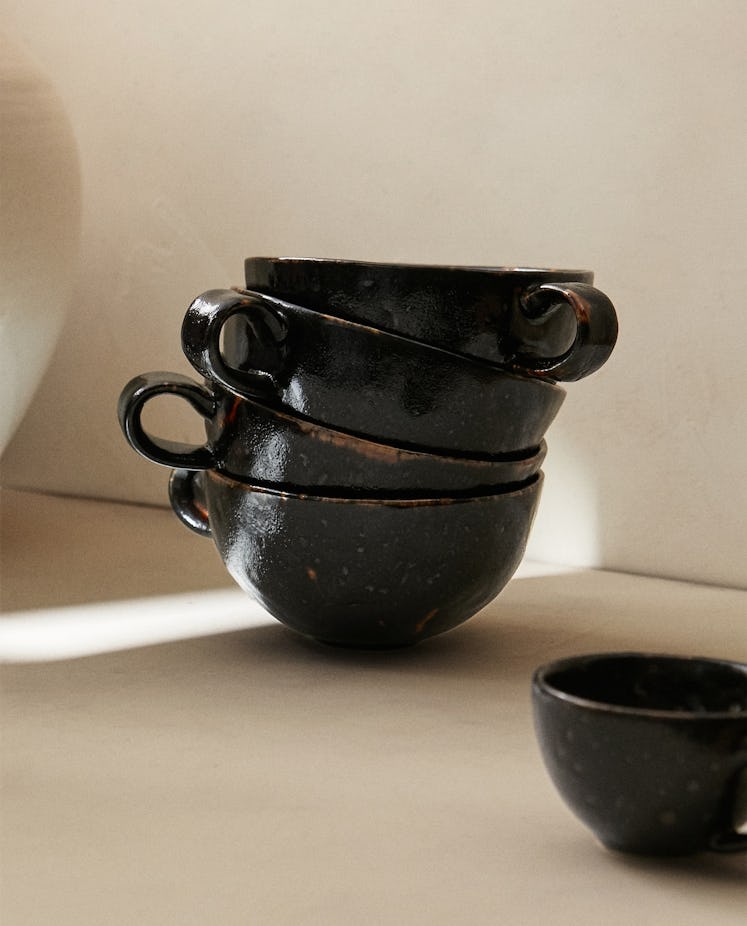Antique Stoneware Finish Mug