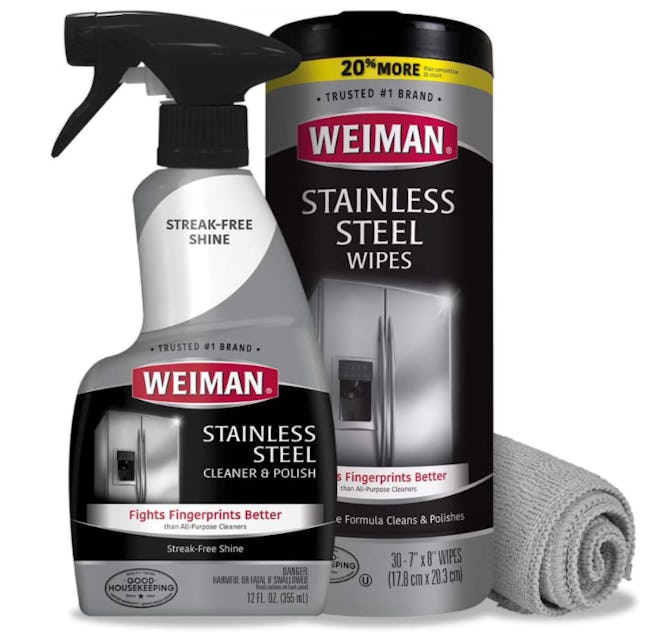 Weiman Stainless Steel Cleaner Kit (3 Pieces)