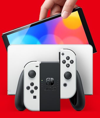 Nintendo Switch (OLED model) with upgraded specs
