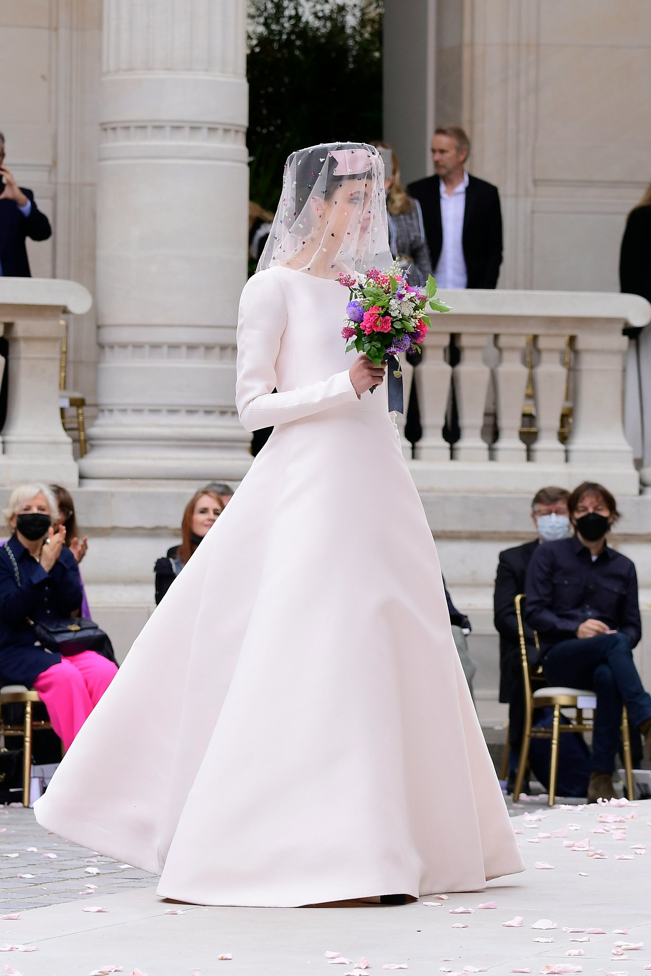 chanel bridal gown