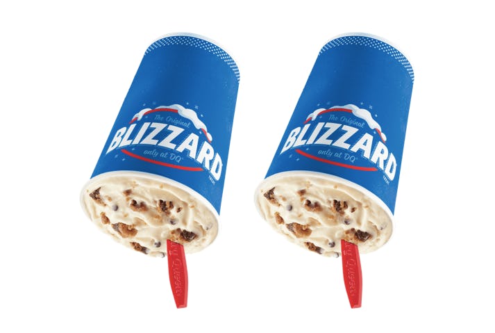 Dairy Queen's Chocolate Chip Cookie July 2021 Blizzard Is Dessert Goals