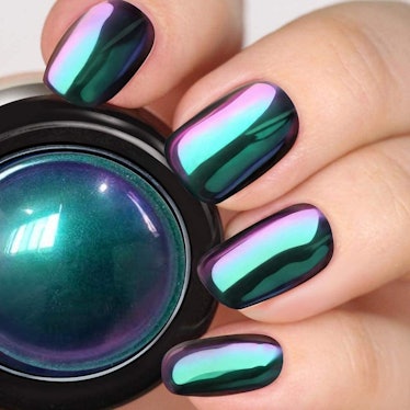 PrettyDiva Chameleon Chrome Nail Powder 