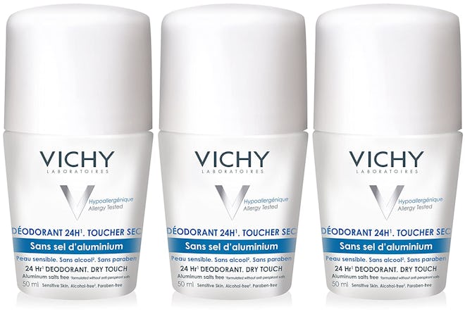 Vichy 24-Hour Dry-Touch Roll-On Deodorant (5.1 Oz, 3-Pack) 