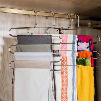 DOIOWN S-Type Pants Hangers (3-Pack)