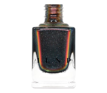 ILNP Eclipse Black to Red Holographic Ultra Chrome Nail Polish 