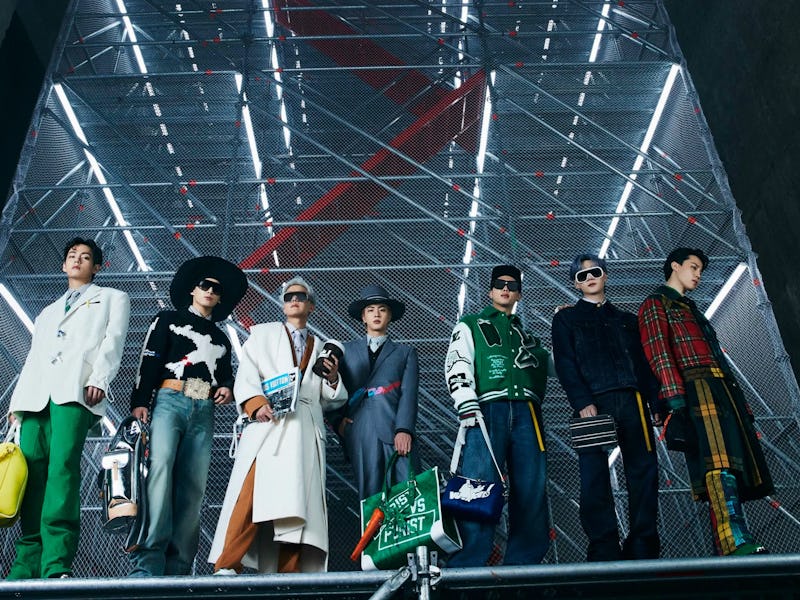 Louis Vuitton Men's Fall-Winter 2021 Show in Seoul with House Ambassadors BTS 