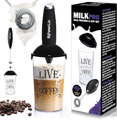 PowerLix Milk Frother With Cup