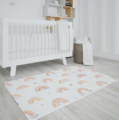 Rainbow Nursery Area Rug