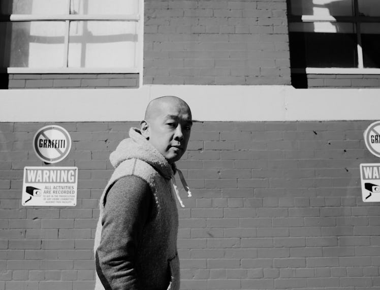 Jeff Staple in black and white