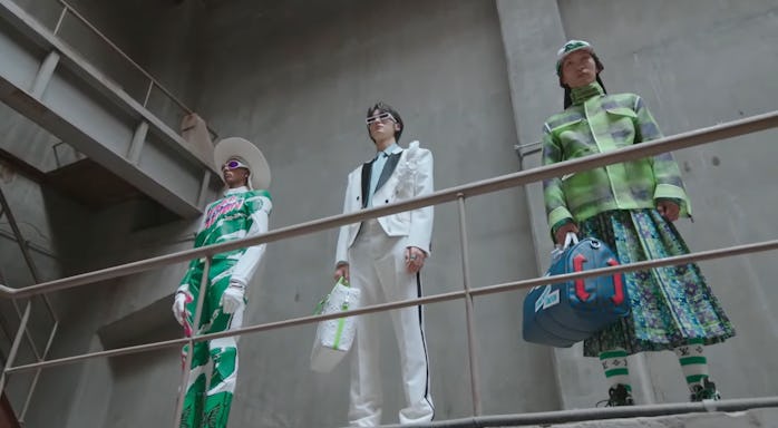 Louis Vuitton Men's Fall-Winter 2021 Show in Seoul with House Ambassadors BTS 