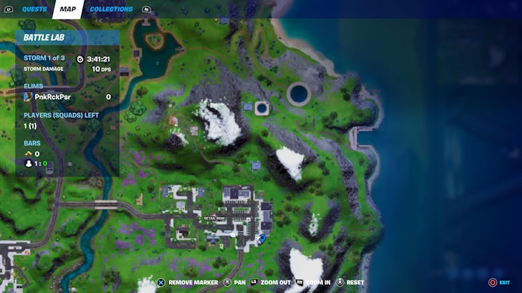 fortnite cb radio location 3 map