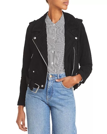 Suede Moto Jacket