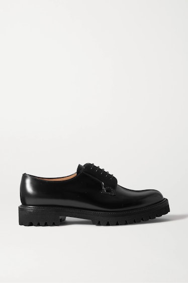 Shannon Glossed-Leather Brogues