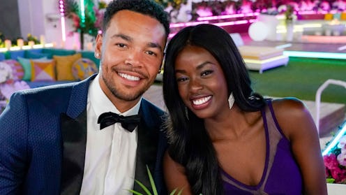 'Love Island' US couple Caleb and Justine, who are no longer together.