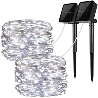 LiyuanQ Solar String Lights (2-Pack)