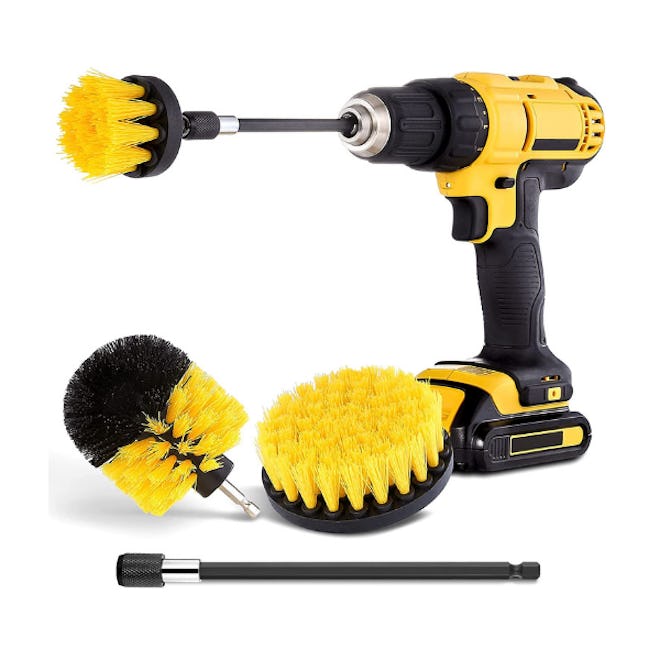 HIWARE Drill Brush Attachment Set