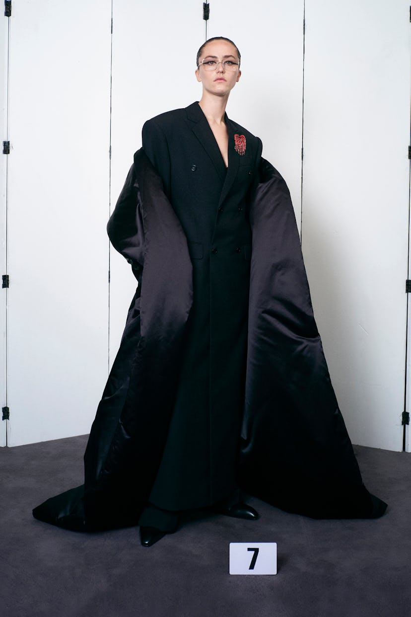 Ella Emhoff wearing Balenciaga couture