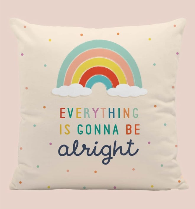Kids Rainbow Pattern Cushion Cover Without Filler