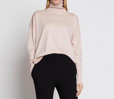 Silk Cashmere Turtleneck